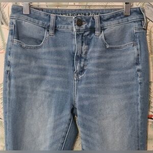 American Eagle Outfitters Sky Blue Straight Leg Jeans